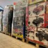 Games liquidation pallets mixed with toys